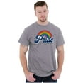 thumbnail image 2 of Cute Gay LGBT Pride Rainbow Sparkle Men's Graphic T Shirt Tees Brisco Brands X, 2 of 5