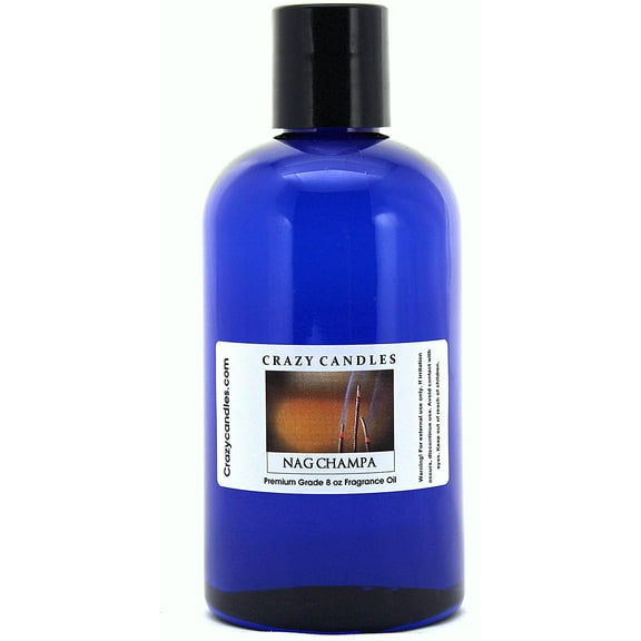 Crazy Candles 8oz Nag Champa Bottle 8 Fl Oz Each (237ml) Premium Grade Scented Fragrance Oil Made in USA