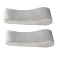 thumbnail image 2 of Memory Foam Chair Armrest Pad, Comfy Home Office Chair Arm Rest Cover for Elbows Gray, 2 of 8