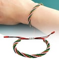 thumbnail image 3 of Ruifaya Pulsera con código de bandera de país, pulsera de protección y suerte para el sufrimiento, 3 of 6
