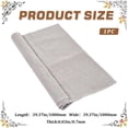 thumbnail image 2 of GORGECRAFT Primary Tufting Cloth Grey 39" x 39" Large Size Square Rug Backing Needlework Fabric Cloth for Knitting Crochet Punch Needle Cut Pile Rug Tufting Gun Rug-Punch Embroidery Gainsboro, 2 of 6