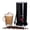 Black, variant on Mixpresso Electric Milk Frother - Latte Art Steamer, Electric Cappuccino Machine And Milk Warmer, Coffee Frother Maker & Hot Chocolate Maker