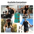 thumbnail image 5 of Bixox Men's Colorful Crab Printed Shirt Sleeveless Fitness Tank Top-3X-Large, 5 of 5