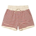 thumbnail image 4 of Womens Loose Striped Shorts Summer Casual Beach Shorts Comfortable Elastic Waist, 4 of 4