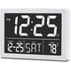 thumbnail image 1 of Alarm Clock, Digital Clock,Larger Display LED Electric Digital Clock,6 Brightness Levels,Date Temperature, 1 of 4