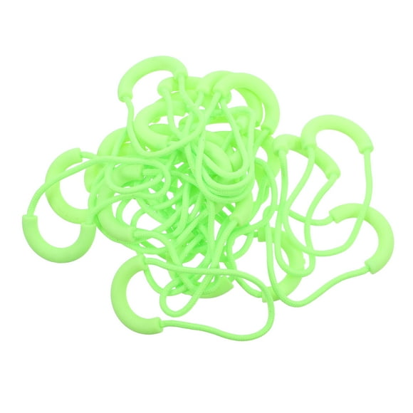 WHAMVOX 30Ud Extensores De Cremallera En Verde Fluorescente Para Bolsas Y Chaquetas Con Tirador Reemplazable