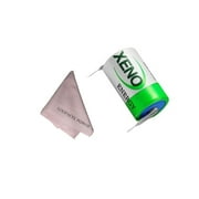 Xeno Energy XL-050F-T2 1/2AA Lithium Thionyl Chloride Battery With Tabs With Loopacell Cloth