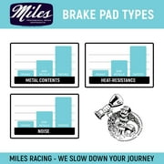 Miles Racing Sintered Disc Brake Pads – SRAM Code RSC/R, Avid Code, Guide RE