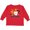 Red, variant on Inktastic 1st Birthday with Ghost and Bats Halloween Boys or Girls Long Sleeve Toddler T-Shirt