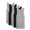 thumbnail image 3 of Fruit of the Loom Men's Black & Grey A-Shirts, XL 5 Pack, 3 of 4