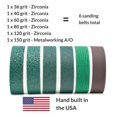 Red Label Abrasives 1 X 42 Inch 120 Grit Metal Grinding Zirconia