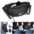 thumbnail image 4 of 1 pieza Bolsa de cinturón de seguridad Asas de agarre Riñonera Correa ajustable Antifatiga para motocicleta Motonieve Ciclismo Montar Conducción Macarena Cinturón de seguridad del asiento trasero, 4 of 8