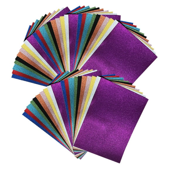 CIMAXIC Glitter Cardstock Scrapbook Paper 500 Sheets for Crafts, and Projects