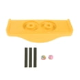 thumbnail image 1 of Greeniant Plastic Wobble Balance Board Kids Rocker Board Toy con tira antideslizante amarillo Gimnasios en casa Amarillo, 1 of 1