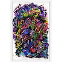 "Wild" Framed Painting Print