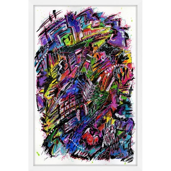 "Wild" Framed Painting Print