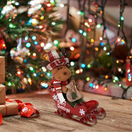 

Christmas Ornaments Sleigh Car Pulling Old Man Snowman Sitting Doll Christmas Home Clear Ornament Bulbs Fall Neutral Christmas Decorations Outdoor Birdhouses Yard Decorations Greyhound Statue