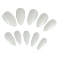 thumbnail image 3 of 500 Uds Nail Art cubierta completa ovalada uñas postizas puntas manicura uñas artificiales (Color Natural), 3 of 8