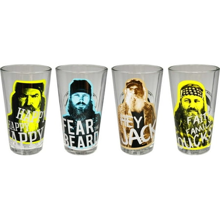 Duck Dynasty Pint Glass Set of 4
