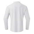 thumbnail image 5 of YOTMKGDO Mens T-Shirts, Long Sleeve Shirt, Male Autumn and Winter Solid Color T Shirt Top Turtleneck Long Sleeve Top Blouse, White T Shirts, 3XL, 5 of 5