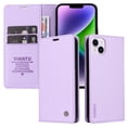 thumbnail image 1 of Funda para iPhone 15 Plus Estuche de Cuero PU Tipo Cartera con Ranuras para Tarjetas y Cierre Magnético, 1 of 5