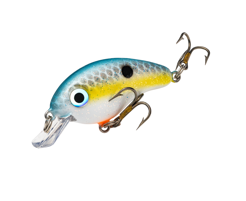 (2 pack) Strike King Bitsy Pond Minnow Crankbait Sexy Shad Hard Bait Lure