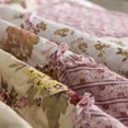 thumbnail image 5 of Nordmiex 3-Piece Microfiber Quilt Sets Floral Patchwork Bedspreads Reversible Coverlet Sets (Queen, Pink), 5 of 9