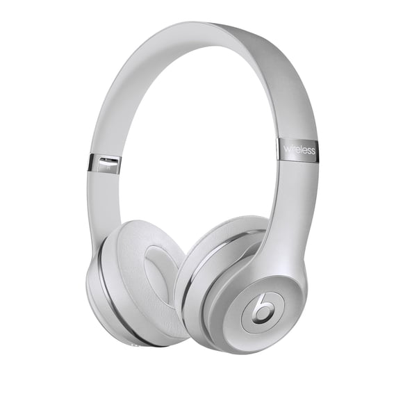 Beats Solo 3 - Auriculares supraaurales inalámbricos Bluetooth, compatibles con Apple y Android, hasta 40 horas de duración de la batería - Plata (último modelo)