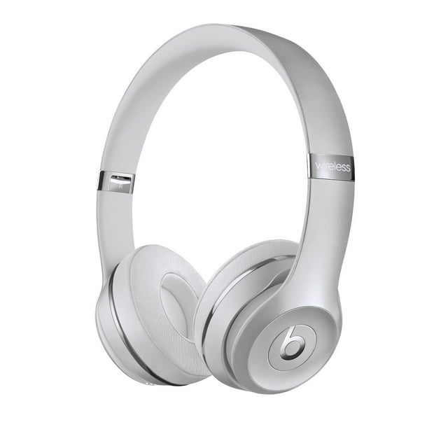 Beats Solo 3 - Auriculares supraaurales inalámbricos Bluetooth, compatibles con Apple y Android, hasta 40 horas de duración de la batería - Plata (último modelo)