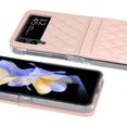 thumbnail image 2 of for Samsung Galaxy Z Flip 4 Case, Luxury PU Leather Wallet Protective Phone Case Card Holder Purse Phone Cover Case with Wrist Strap for Samsung Galaxy Z Flip 4 Shockproof Case, Pink, 2 of 7