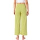 thumbnail image 3 of INSPIRE CHIC Pantalones Palazzo de Pierna Ancha de Cintura Alta para Mujer, Casual, de Punto Acanalado, con Cinta Ajustable, Cortos, Talla XS, Verde, 3 of 5