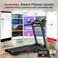 thumbnail image 6 of Folding Treadmills for Home - 3.5HP Portable Foldable with Incline, Electric Treadmill with 12 Preset Programs, Indoor Workout Treadmills, 6 of 12