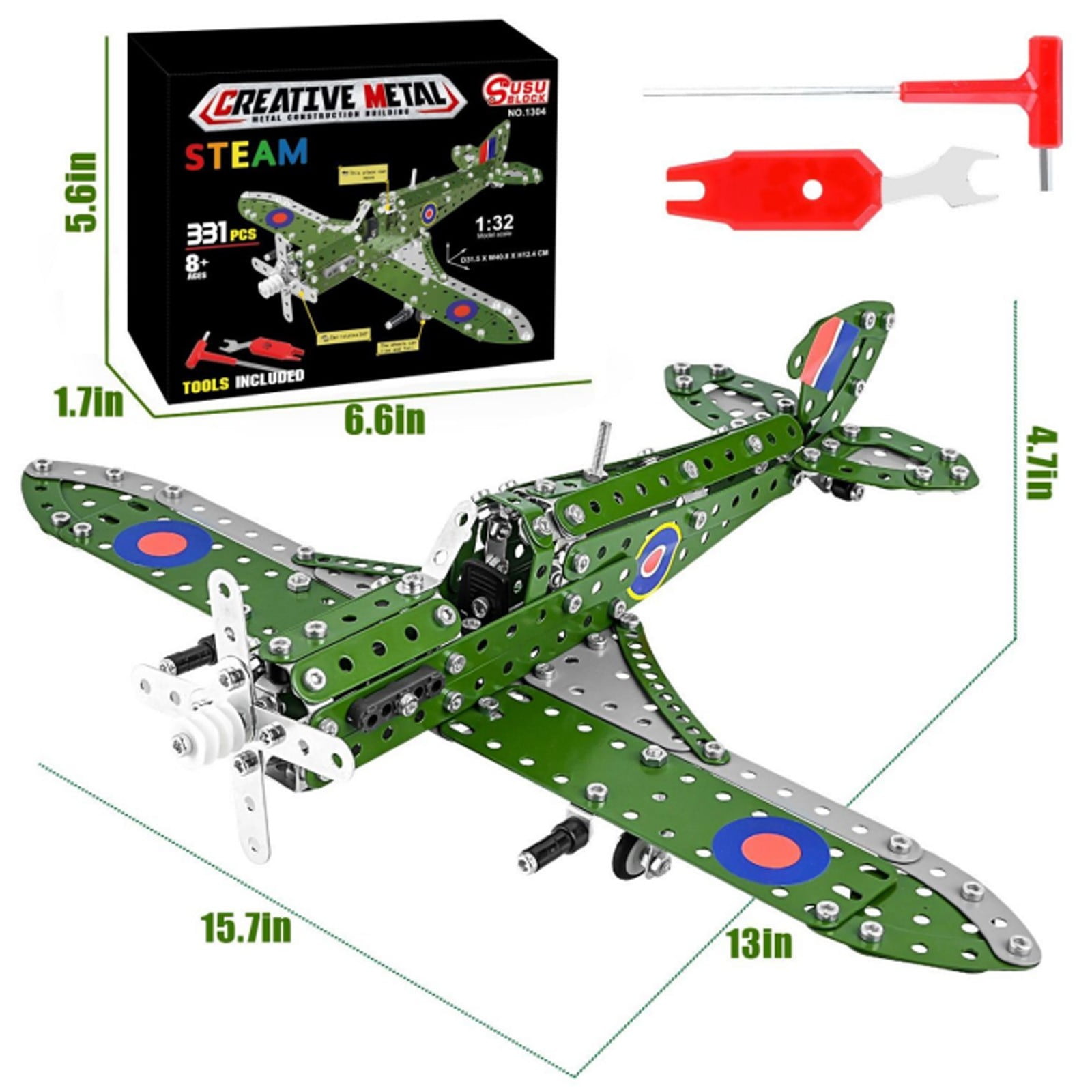 Vikszoy Car Toys for Kids Building Metal Model Kits STEM Building Toys Model Car Kits For Boys 8-12 Erector Set Car Metal Building Blocks For Kids Boys 8 9 10 11 12-16 Years Old