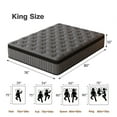 thumbnail image 6 of HIKOS 10 inch King Mattress in a Box, Cooling Gel Memory Foam Hybrid Mattress with Individually Wrapped Pocket Coils, Medium Firm King Size Mattress, Pressure Relief for Adult, 6 of 13