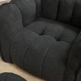 thumbnail image 3 of Homy Casa Lazy Sofa, Bean Bag Chair with Ottoman, Chenille  Lounge Chair for Adults, 3 of 7