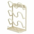 thumbnail image 1 of zhangmingg U Shaped Kitchen Counter Lid Organizer Rack with Removable Tray Steel Spoon Stand Holder for Efficient Cooking Space, 1 of 7
