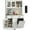 White, variant on HOMCOM 69" Pantry Cabinet, Kitchen Cabinet with Charging Station, White
