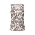 thumbnail image 3 of Picia Paisley Floral Pattern Women's Workout Tank Top,Breathable Activewear,Slim Fit Athletic Top,Versatile Workout Moisture-wicking top-XX-Large, 3 of 9