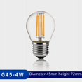 thumbnail image 4 of Bombilla de filamento LED G45, bombilla Edison decorativa E27, bombilla retro, lámpara de filamento de tungsteno de vidrio creativo, 4 of 5