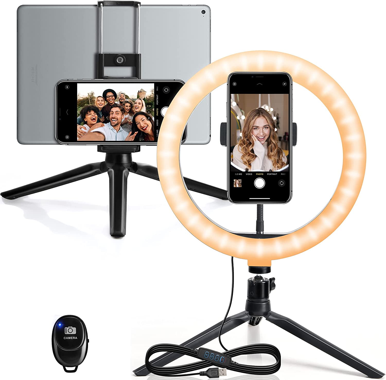 Color : B LED Ring Light with Tripod Stand & Cell Phone Holder for Live Stream/Make Up/Photography/Video Recording SFLRW 8 Selfie Ring Light Color : B LED Ring Light with Tripod Stand & Cell Phone Holder for Live Stream/Make Up/Photography/Video Recording SFLRW 8 Selfie Ring Light