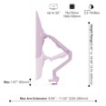 thumbnail image 4 of Soporte de escritorio para monitor Pixio PS1S Wave Pink 32 pulgadas, 4 of 7