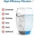 thumbnail image 5 of ICEPURE 1 Micron 2.5" x 10" Whole House CTO Carbon Sediment Water Filter Cartridge Compatible with DuPont WFPFC8002, WFPFC9001, SCWH-5, WHCF-WHWC, WHCF-WHWC, FXWTC, CBC-10, RO Unit, Pack of 3, 5 of 7