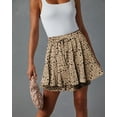 thumbnail image 3 of KISSMODA Flowy Shorts for Women Chiffon Ruffle Skorts Mini Skirts for Teen Girls, 3 of 4