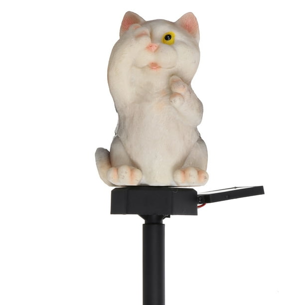 Solar Garden Lawn Light Led Cat Shape Waterproof Outdoor Landscape Pathway Stake For Yard Patio Home Festival Decorative Brown Grey Com - Cat Solar Garden Stakes Solar Garden Lawn Light Led Cat Shape Waterproof Outdoor Landscape Pathway Stake For Yard Patio Home Festival Decorative Brown Grey Com - Cat Solar Garden Stakes