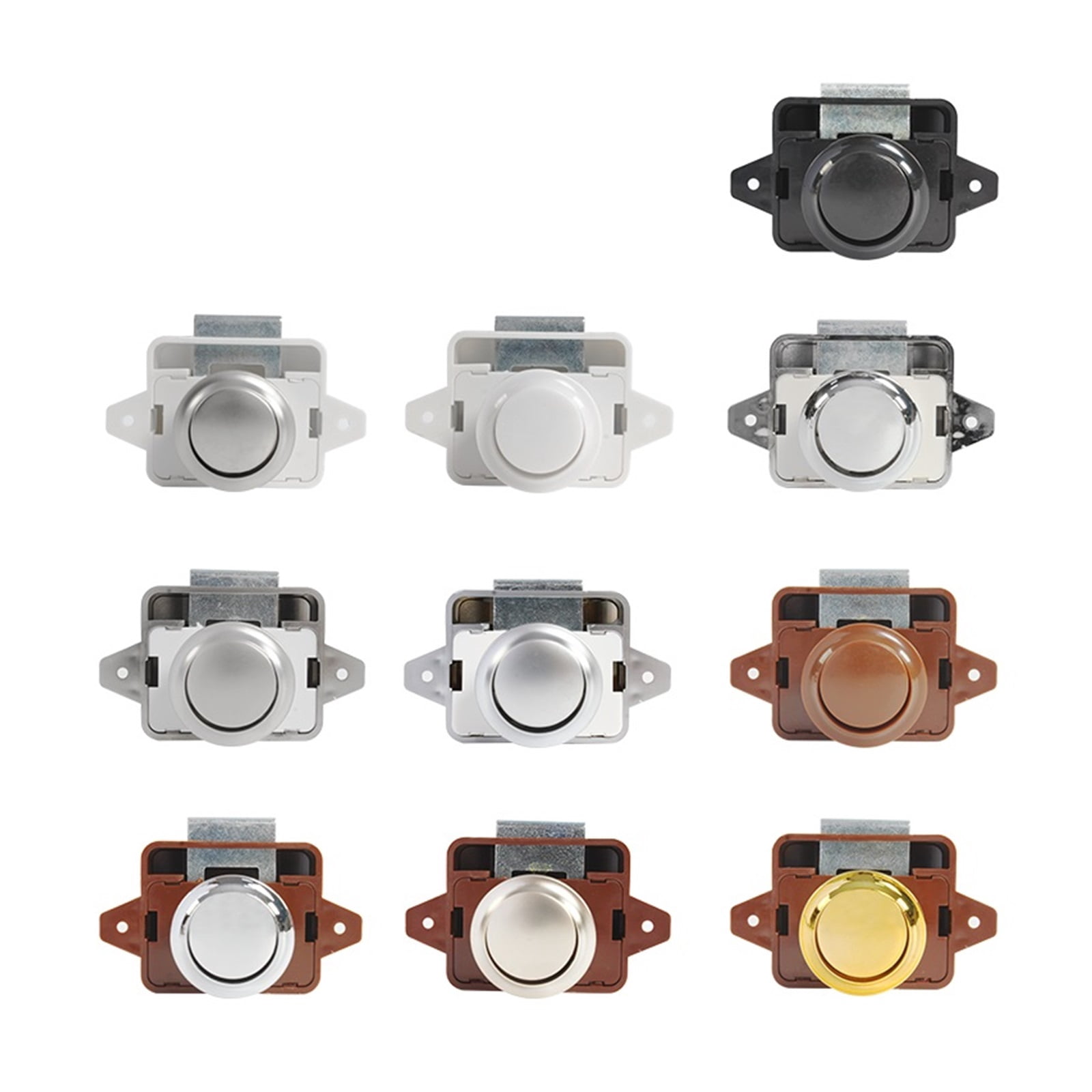 10 Pieces/keyless Button Keyhole Size 26mm Door Cabinet Lock Suitable For RV, Caravan, Recreational Vehicle Hardware Accessories
--------
,Car Accessories