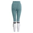 thumbnail image 5 of GEWSEY High Waisted Scrunch Butt Yoga Pants for Women, Athletic Workout Leggings with Striped, Tummy Control Seamless Gym Leggings (Dark Green, M), 5 of 7
