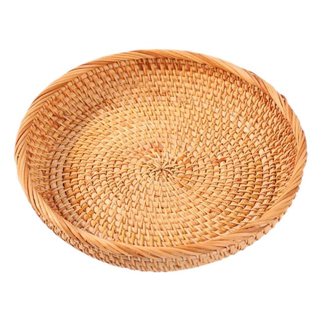 Bandeja de almacenamiento de mesa ORGANIZADOR DE BANTRANTE DE FRUTA DE FRUTA DE MERCADA DE MERCADA DE MOLZANDO PEQUEÑO 20x3cm Magideal Bandeja de almacenamiento de mesa