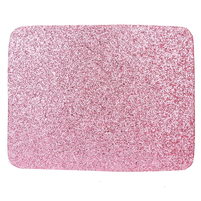 Cojín de mesa con lentejuelas brillantes para decoración de uñas, soporte para manos, herramienta de manicura, cojín rosa