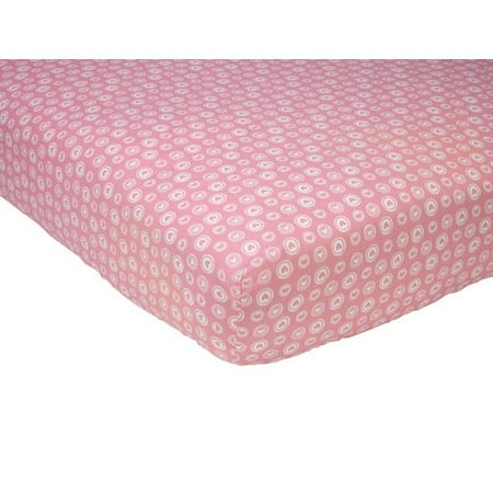 Sadie & Scout Pink Heart Fitted Crib Sheet - Walmart.com