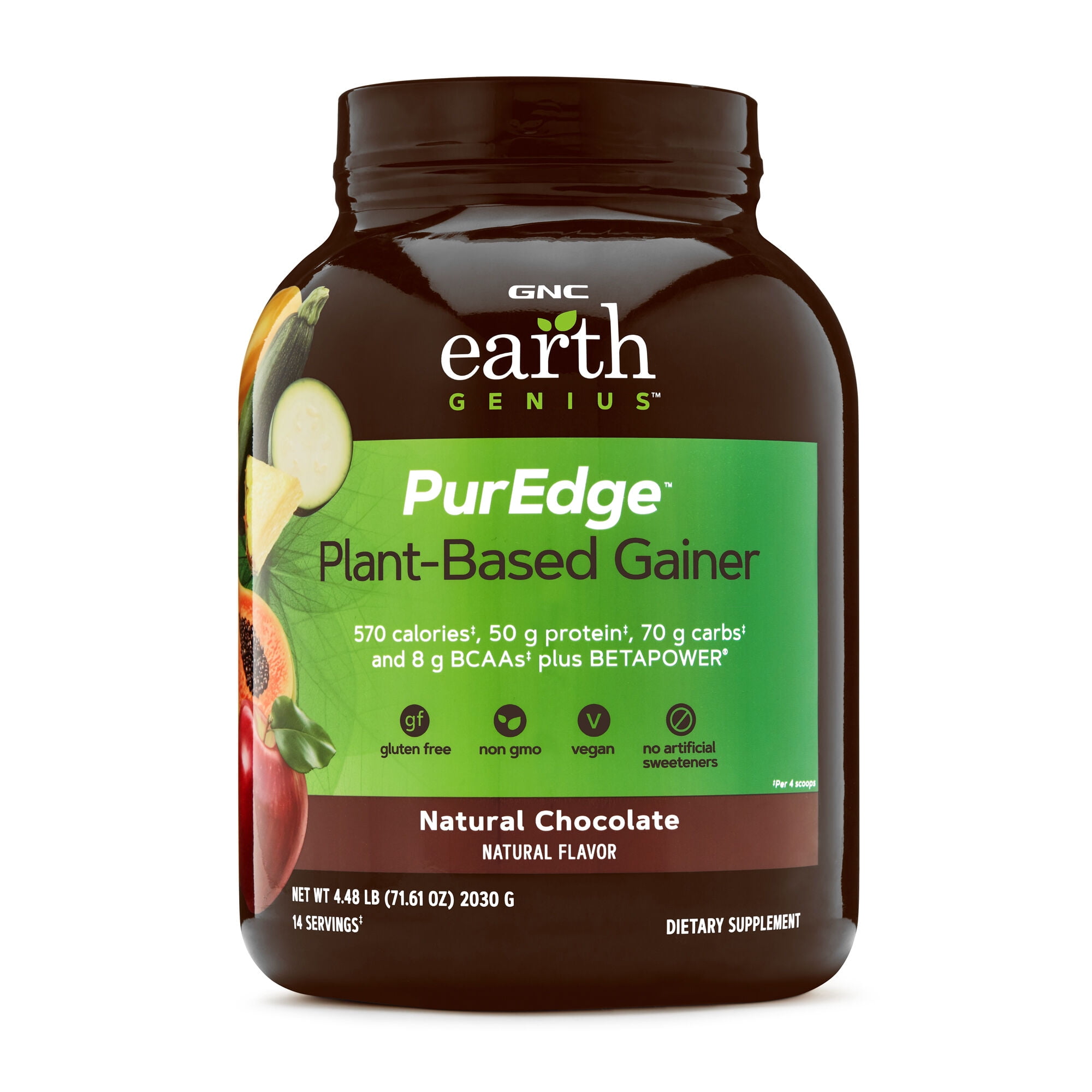 GNC Earth Genius PurEdge PlantBased Gainer Natural
